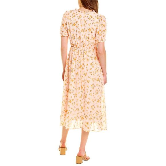 Sadie & Sage Womens Baby Bouquet Midi Dress, Pink - Picture 2 of 3